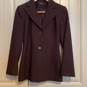 Sinequanone Paris Dark Brown Suit Jacket, Size S